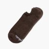 Men's Classic No Show Sock | Brown