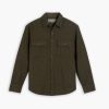 Summit Flannel Shirt | Olive Herringbone