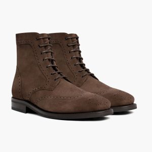 [W] Wingtip | Chocolate Suede